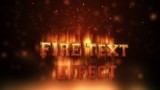 Fire Text Effect Template