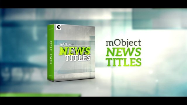 mObject News Titles Pack