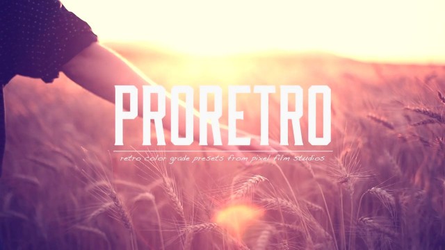 PRORETRO – RETRO COLOR GRADES FOR FCPX – PIXEL FILM STUDIOS
