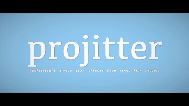 PROJITTER™ – PROFESSIONAL JITTER EFFECTS FOR FCPX from Pixel Film Studios