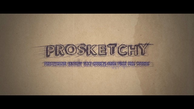 PROSKETCHY™ – PROFESSIONAL SKETCHY TEXT EFFECTS IN FCPX FROM PIXEL FILM STUDIOS