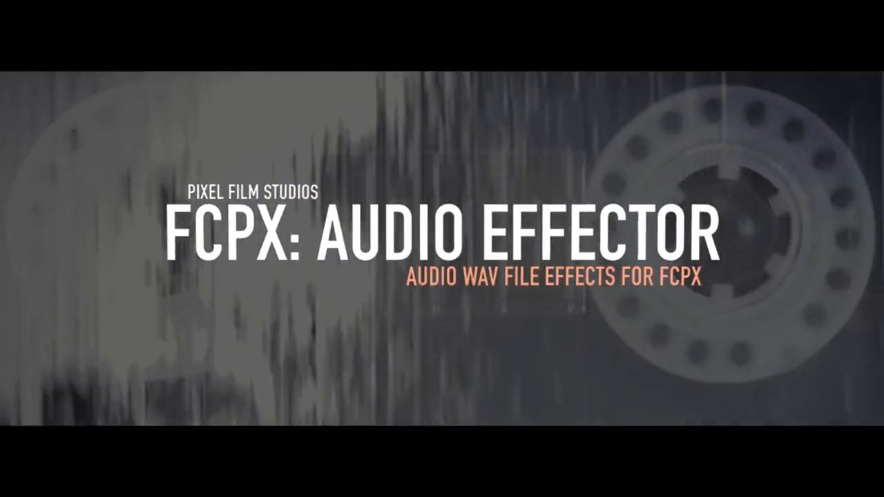 audio visualizer final cut pro