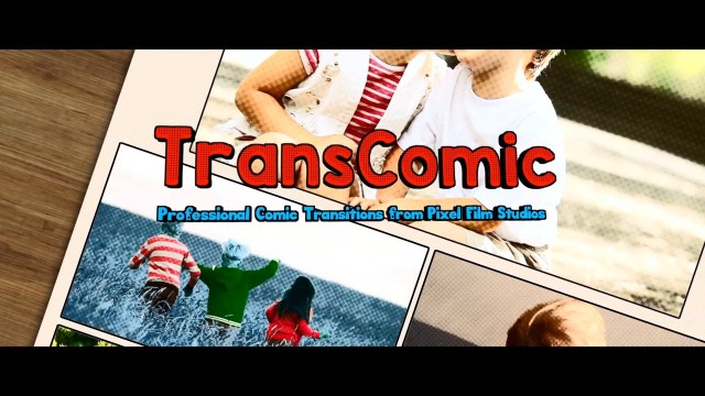 TransComic – Professional Comic Transitions for FCPX from Pixel Film Studios